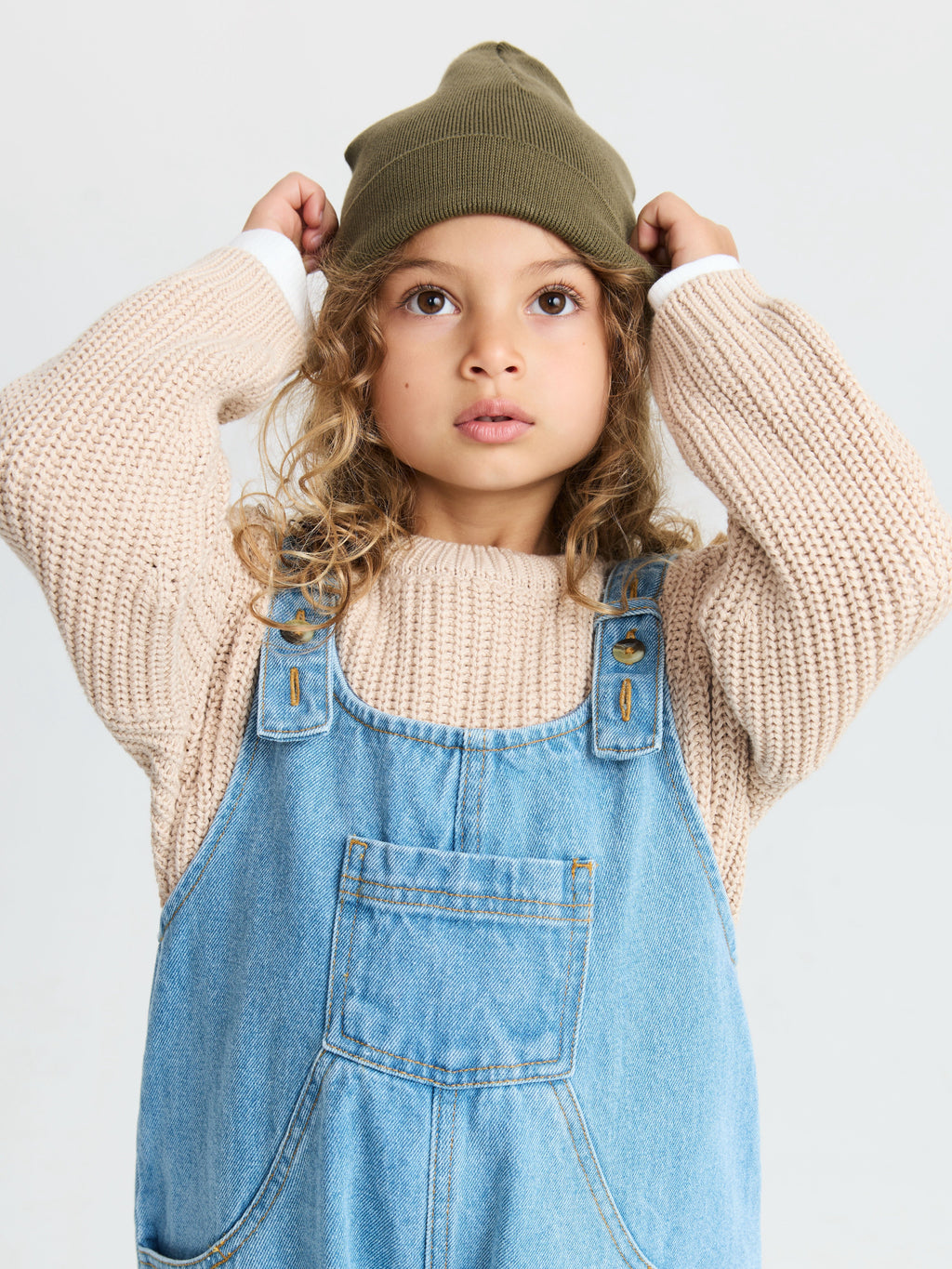 Peto vaquero oversize para niños