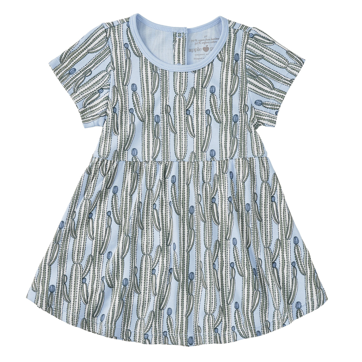 Vestido estilo camiseta Bamboo Blend Twirly de manga corta