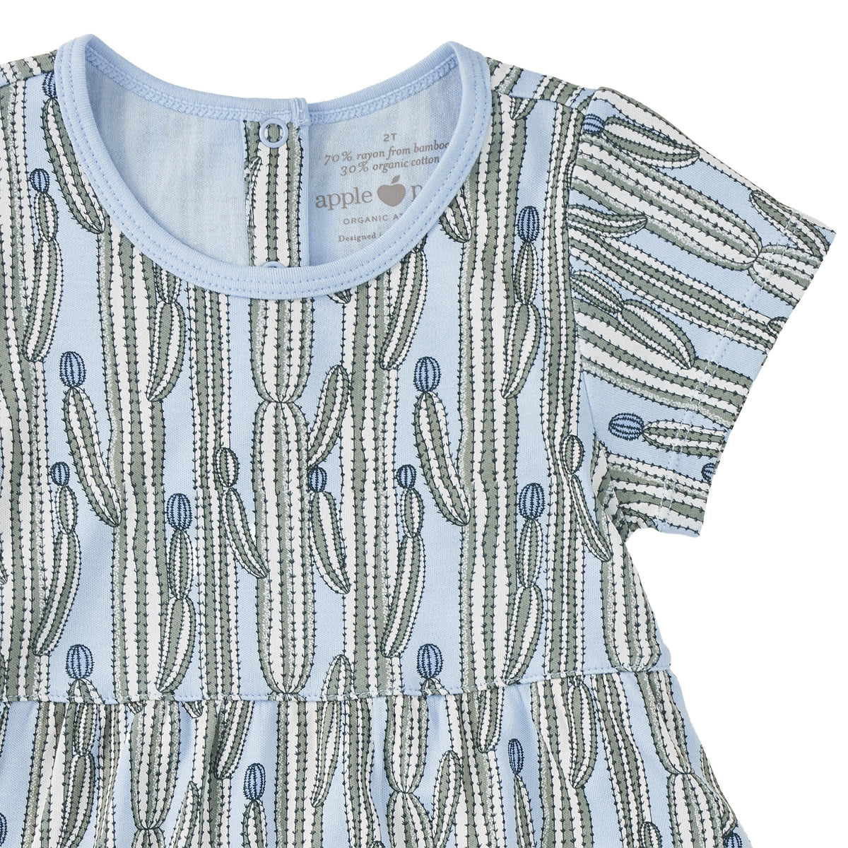 Vestido estilo camiseta Bamboo Blend Twirly de manga corta