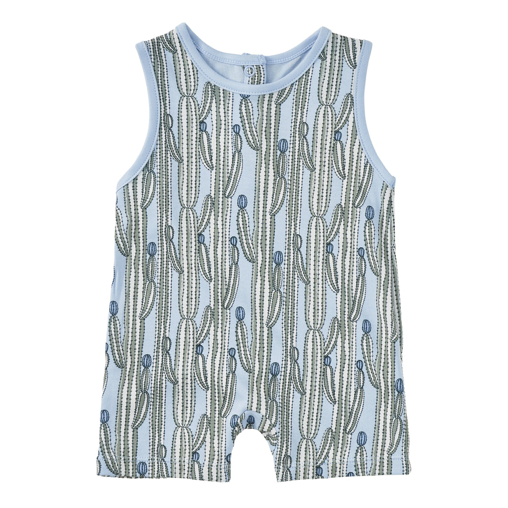 Bamboo Blend Sleeveless Coverall Romper – Blooming Saguaro