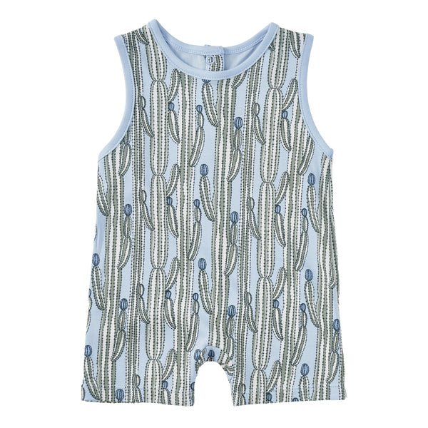 Bamboo Blend Sleeveless Coverall Romper – Blooming Saguaro