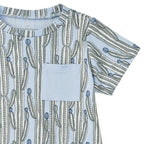 Bamboo Blend Short Sleeve Pocket Tee – Blooming Saguaro