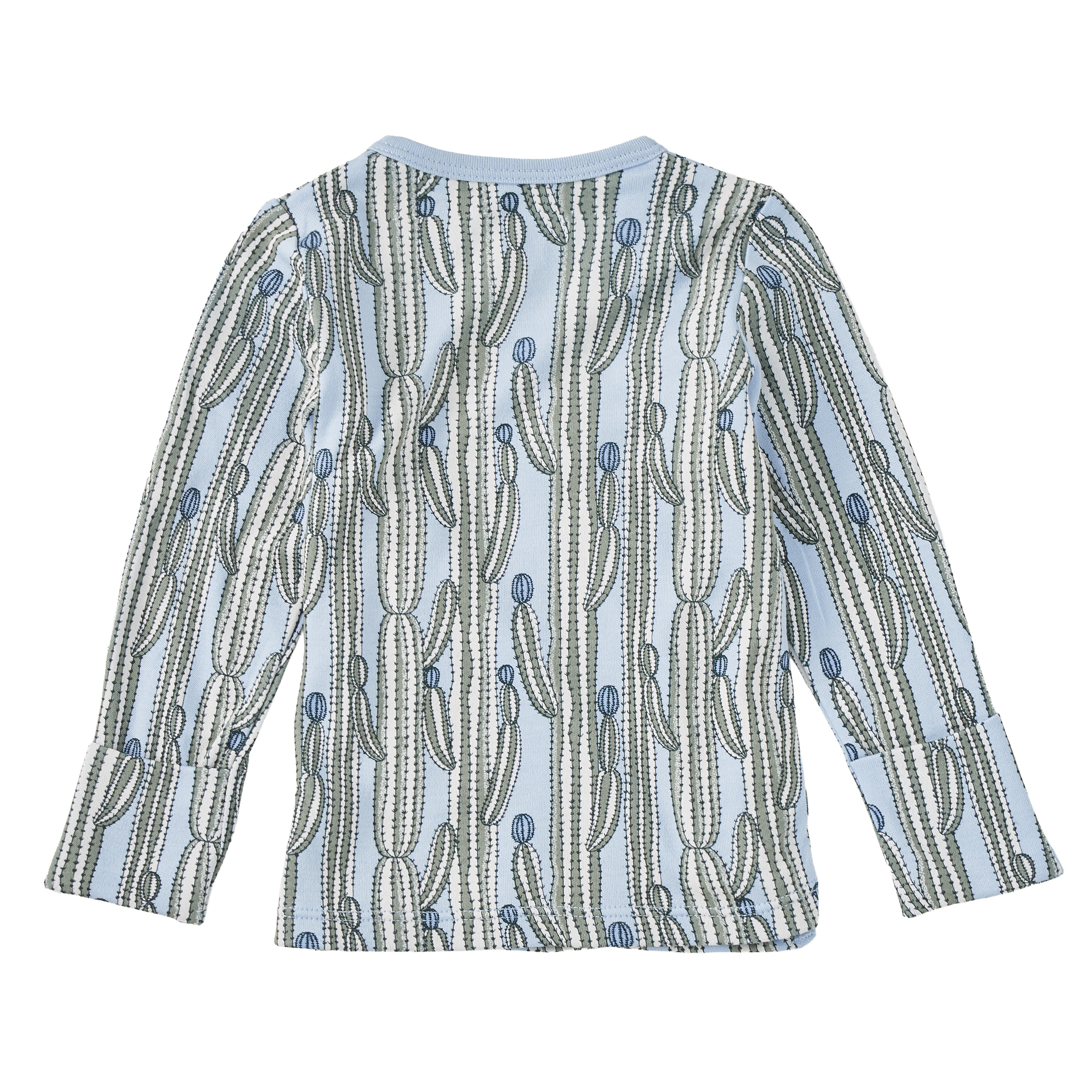 Bamboo Blend Wrap-Front Long Sleeve Layette Jacket