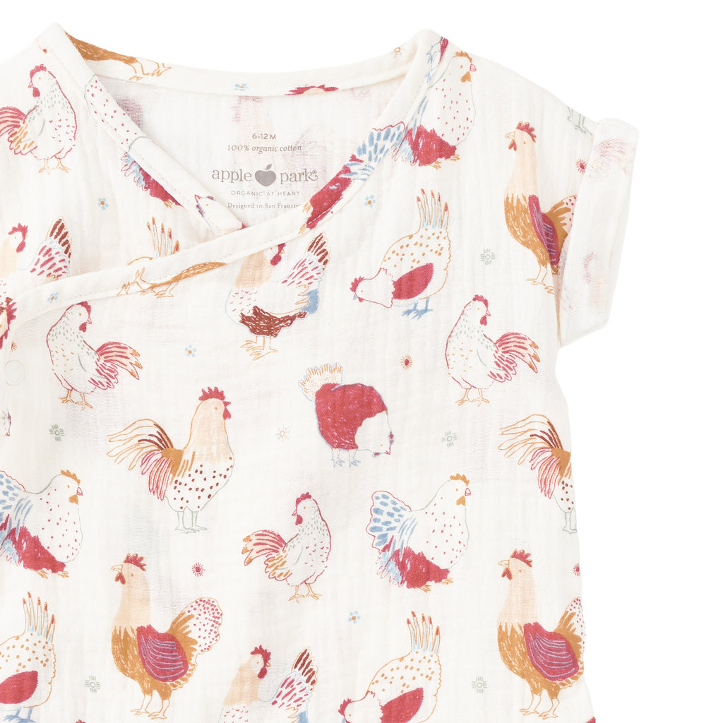 Muslin Wrap-Front Bubble