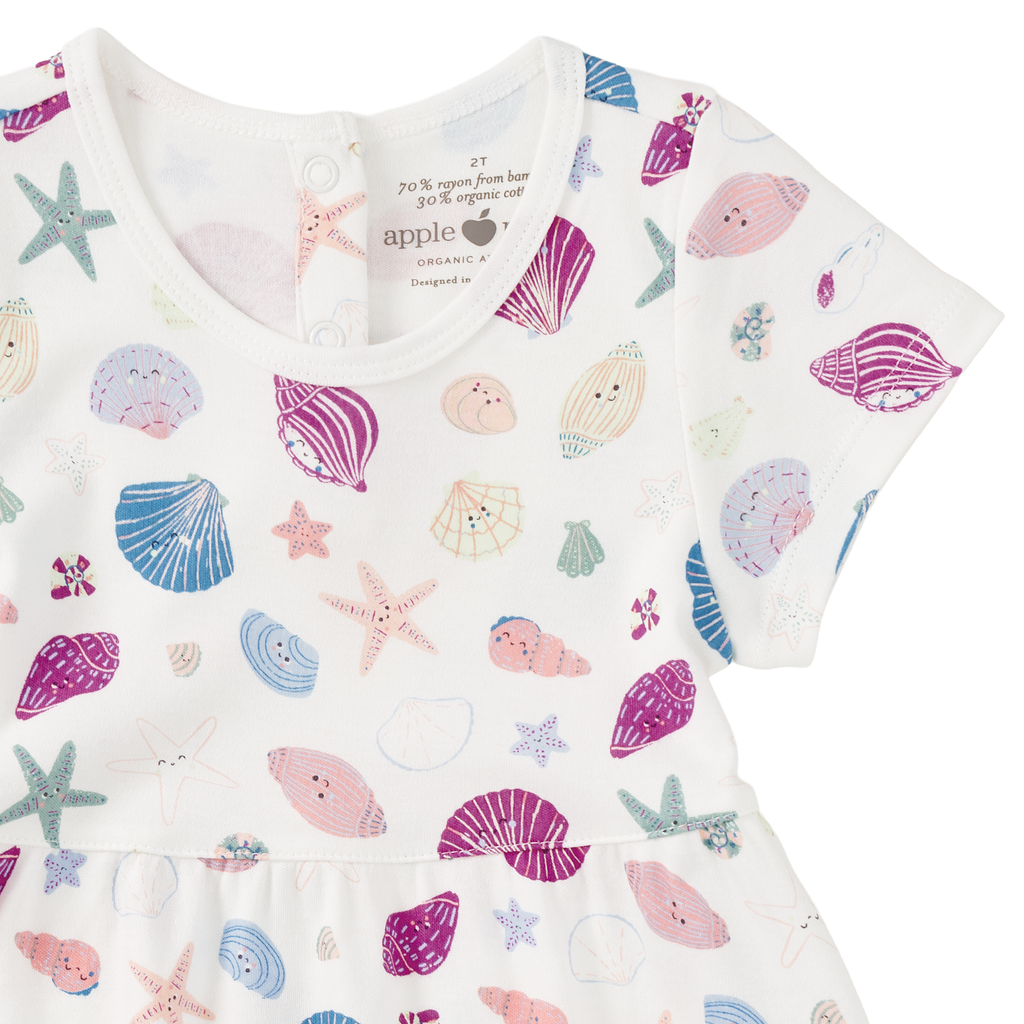 Vestido Camiseta de Bambú de Manga Corta