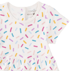 Bamboo Blend Short Sleeve Twirly Tee Dress