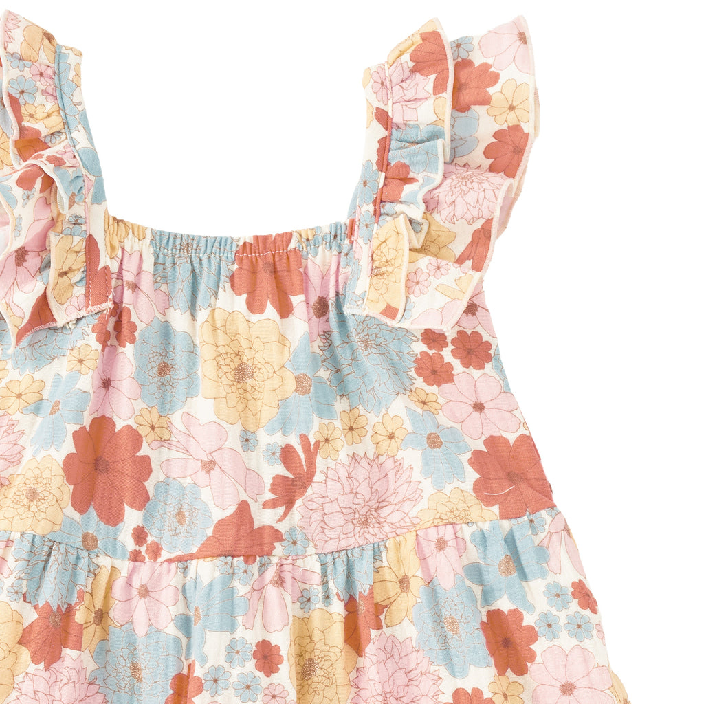 Muslin Flutter Strap Dress