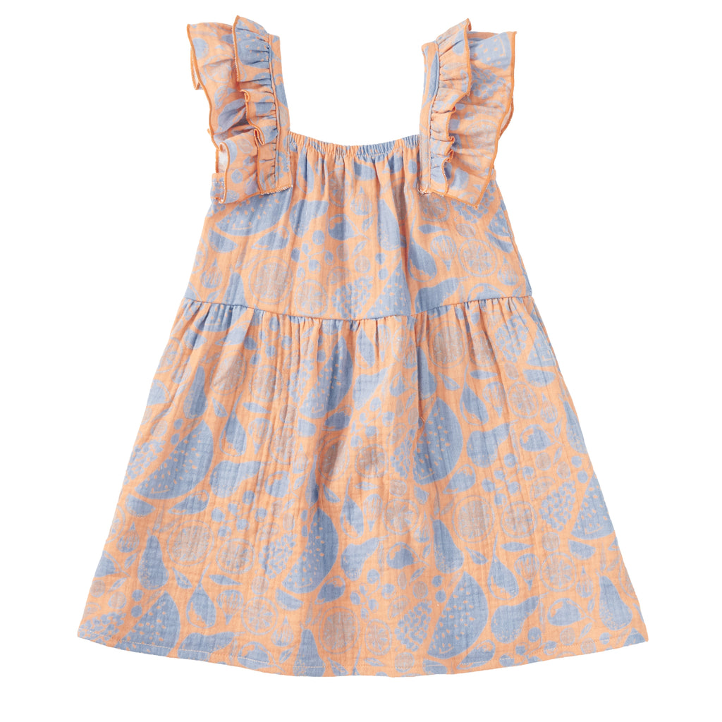 Muslin Flutter Strap Dress