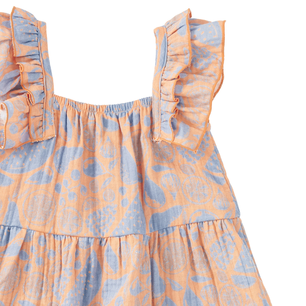 Muslin Flutter Strap Dress