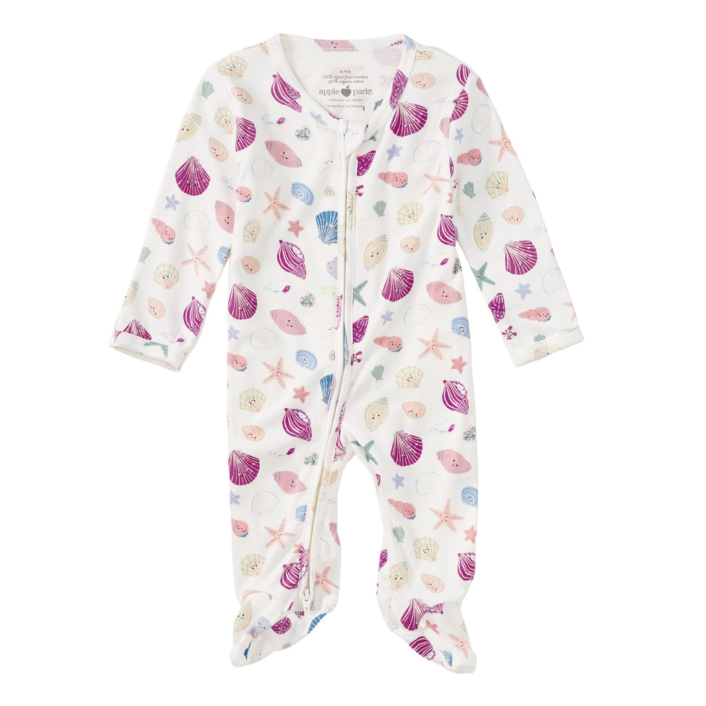 Bamboo Blend Zip Footie