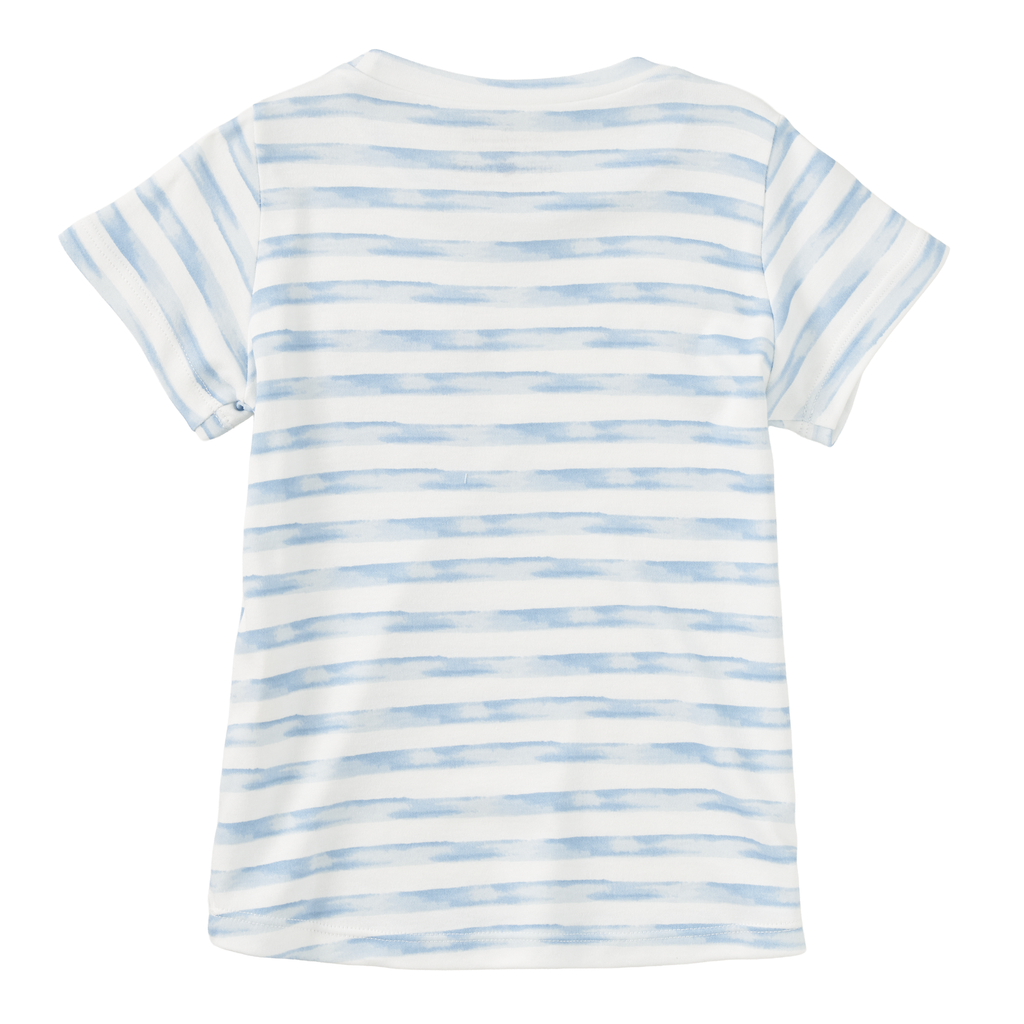 Bamboo Blend Short Sleeve Pocket Tee – Breezy Bay Stripe