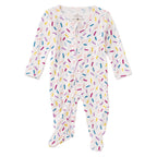 Bamboo Blend Zip Footie