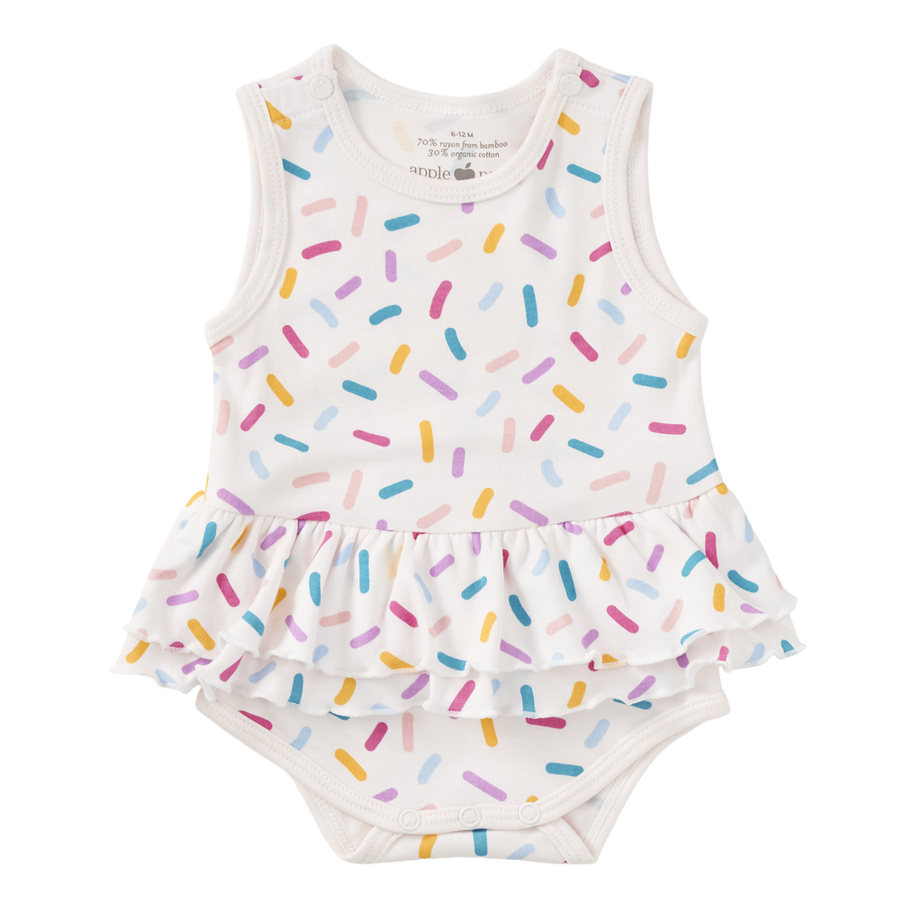 Bamboo Blend Skirted Romper