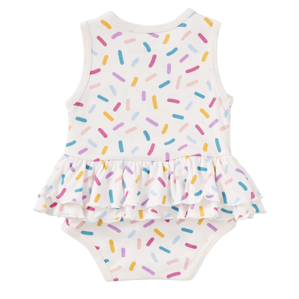 Bamboo Blend Skirted Romper