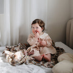 Linen Pacifier Clip 2-Pack - Mushie