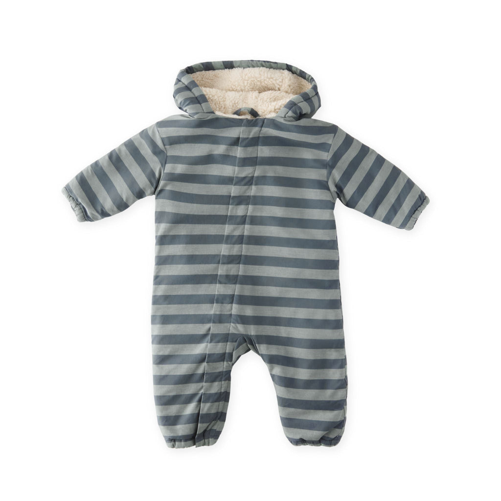 Sherpa Lined Storm Suit — Indigo Stripe
