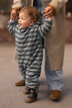 Sherpa Lined Storm Suit — Indigo Stripe