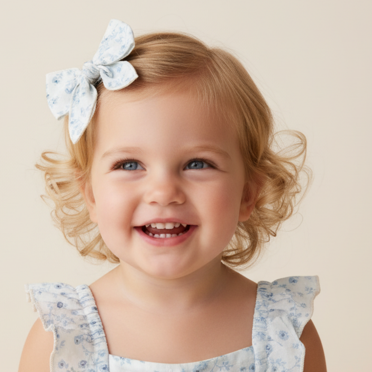 Organic Hair Bow Clip