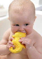 Natural Rubber Seahorse Non-Toxic Bath Toy, Mold-free design