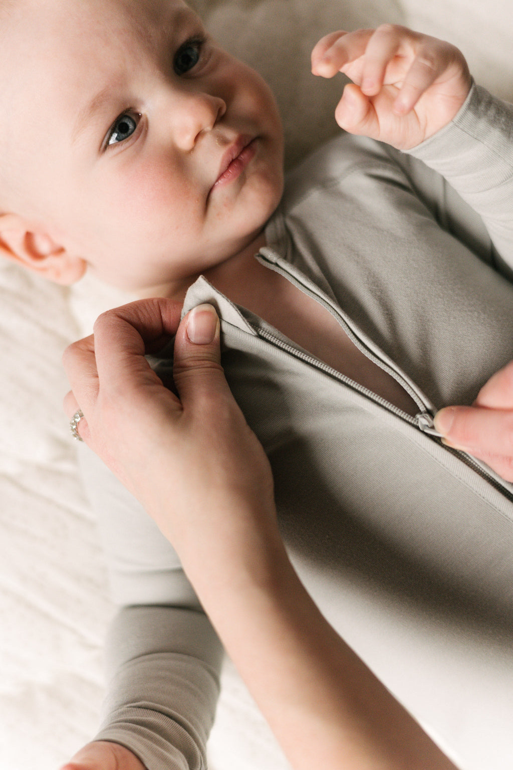Essentials Baby Sleeper — Soft Sea