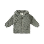 Pehr Corduroy Quilted Jacket in Sage