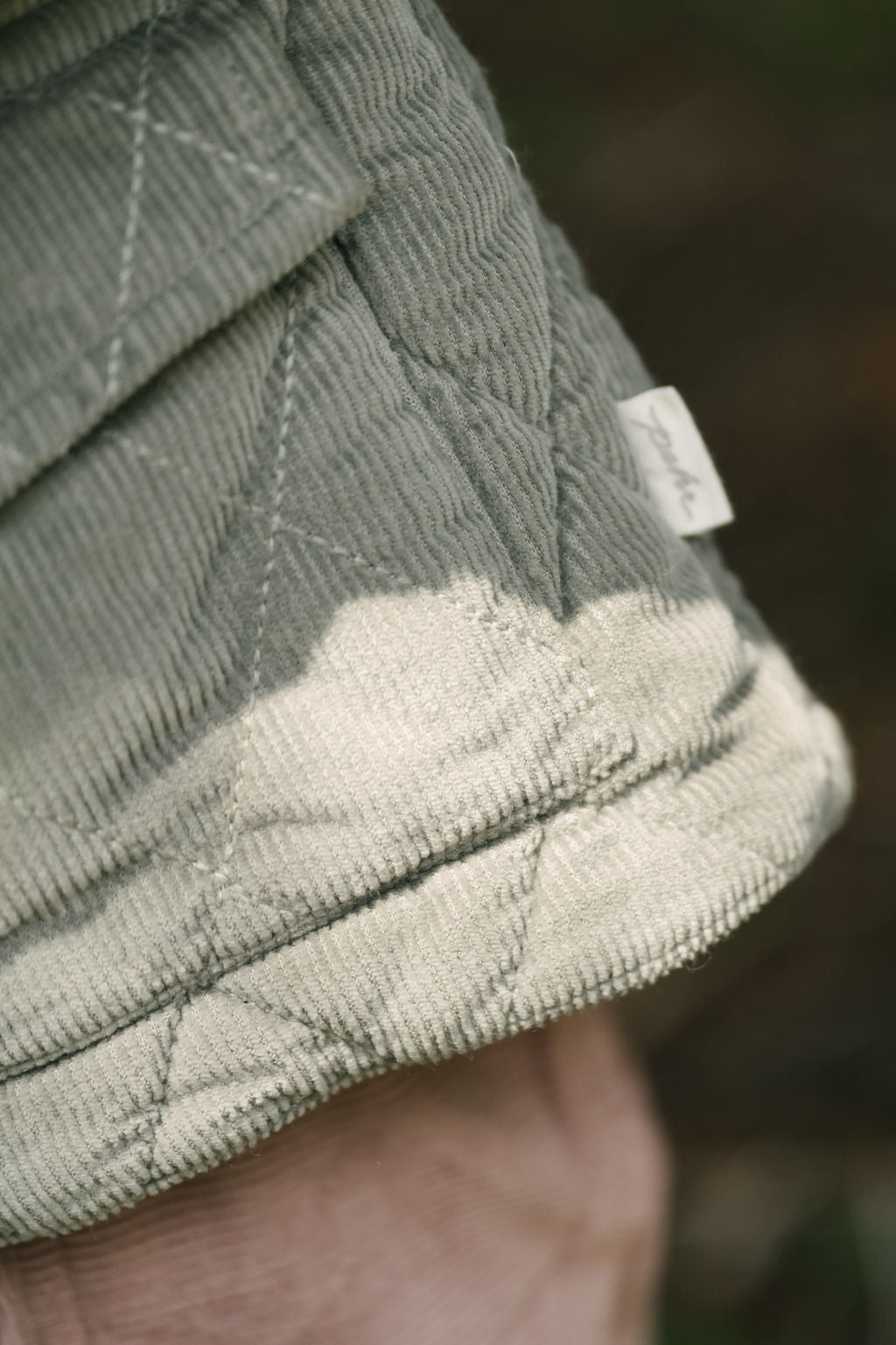 Pehr Corduroy Quilted Jacket in Sage