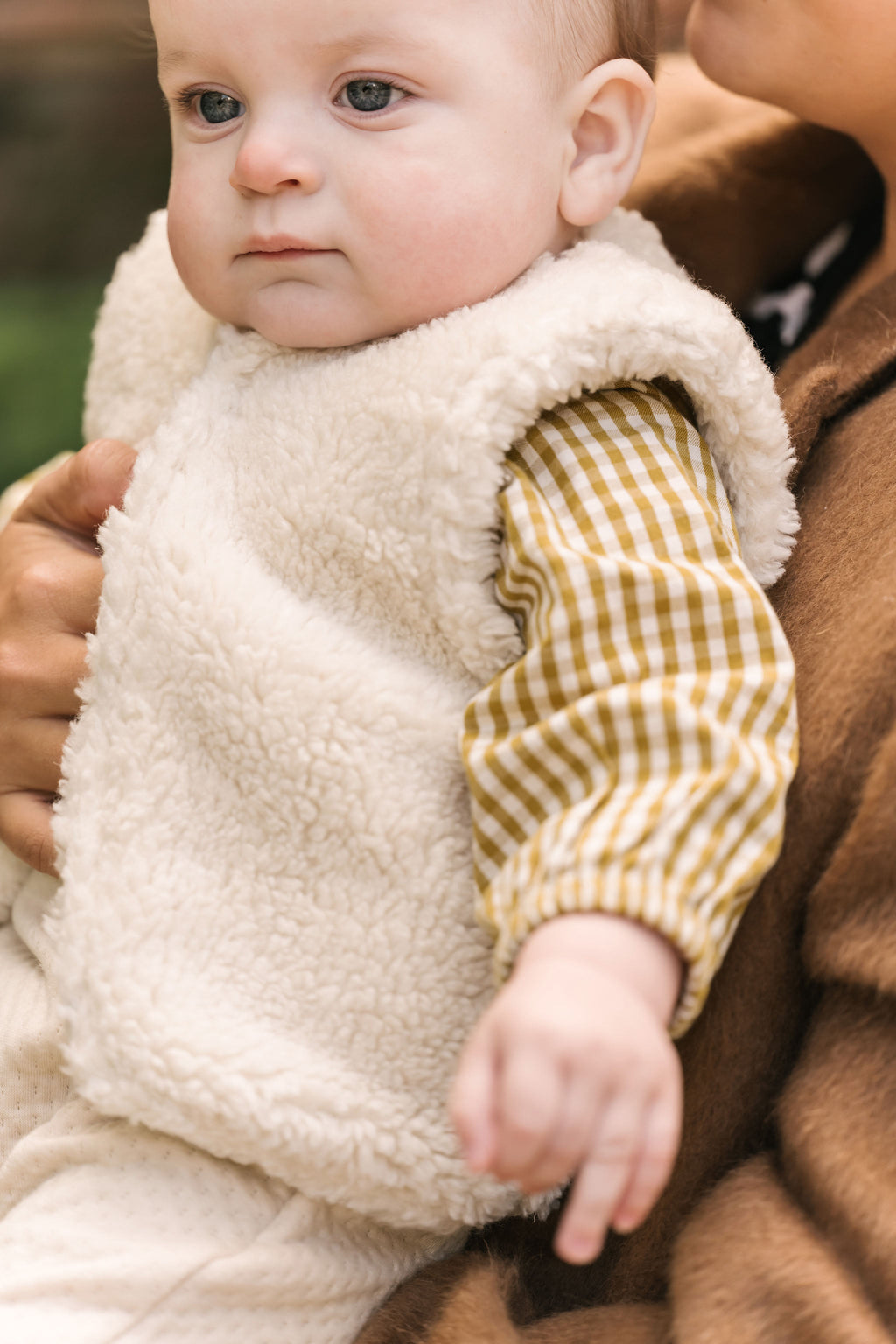 Pehr Sherpa Vest in Natural