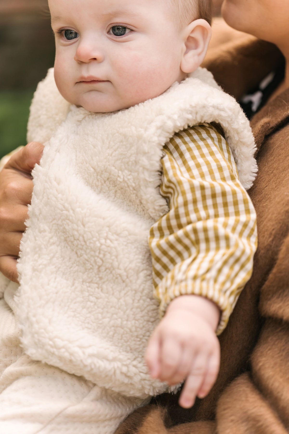 Pehr Sherpa Vest in Natural