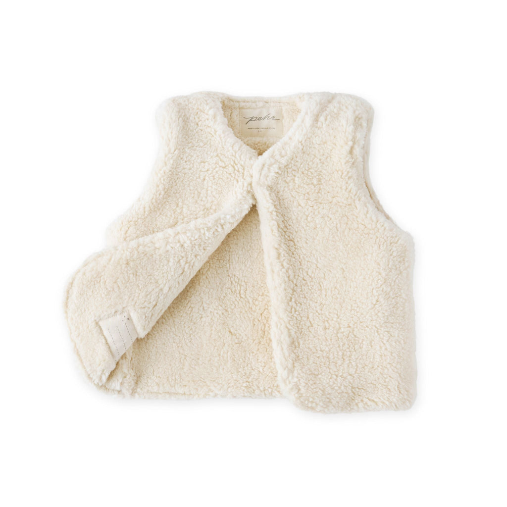 Pehr Sherpa Vest in Natural