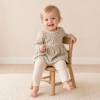 Organic Bodysuit Dress & Leggings Set - Rustbloom