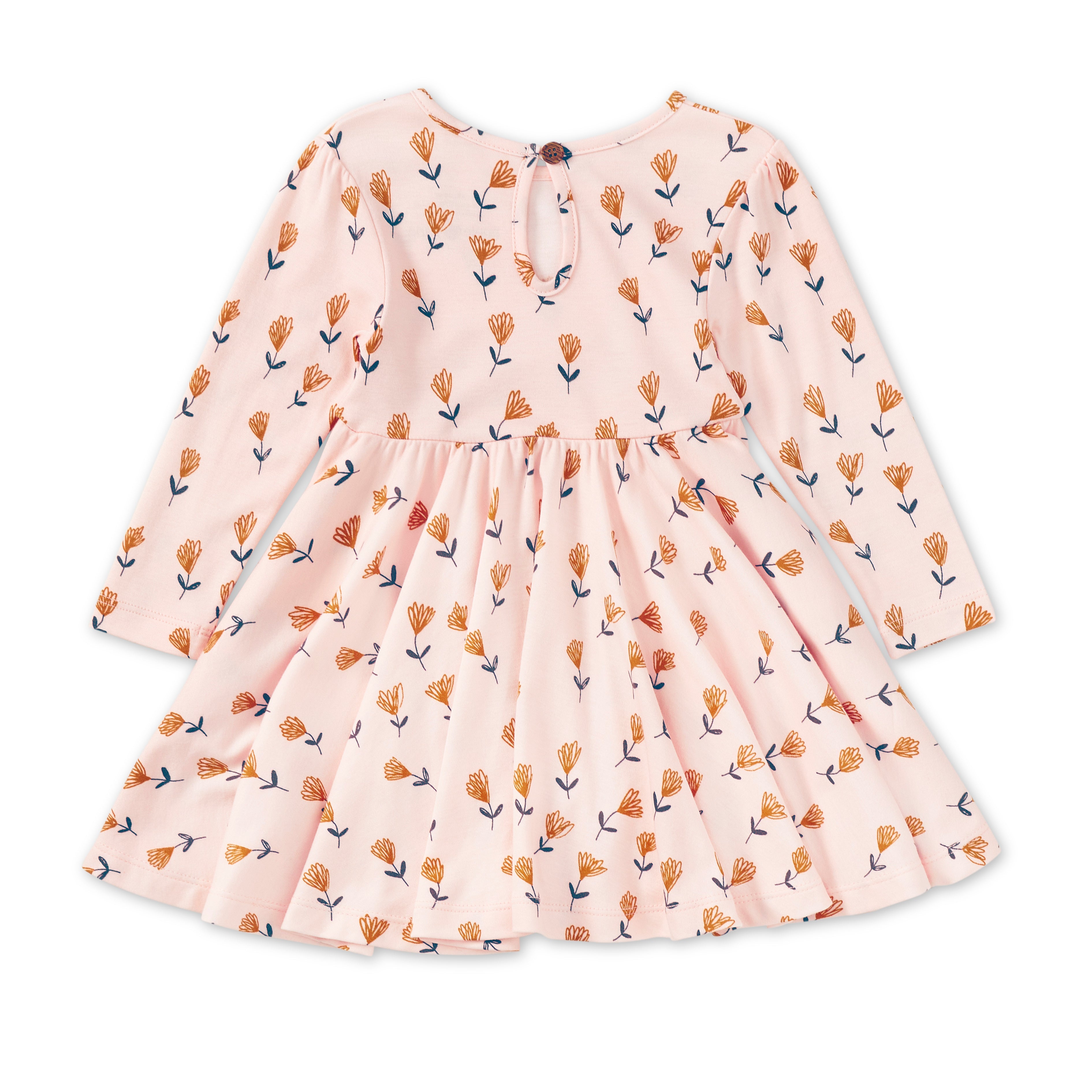 Bamboo Blend Long Sleeve Twirly Tee Dress