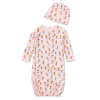 Set de gorro y camisón de mezcla de bambú