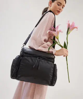 Baby Bag Nylon Medium in Black