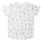 Organic Tee & Shorts Set - Coastal
