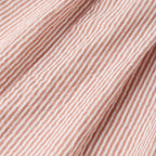 Organic Smocked Top And Bloomer Set - Coral Stripes