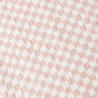 Organic Buttoned Jumpsuit - Brick Checks