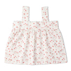 Organic Scalloped Top & Bloomers Set - Pink  Bloom