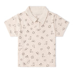 Organic Collar Tee & Shorts Set - Rodeo