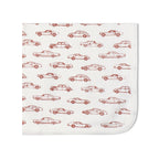 Organic Swaddle Blanket & Hat Set - Cars