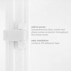 White Safety Bundle, 54 Piece Set