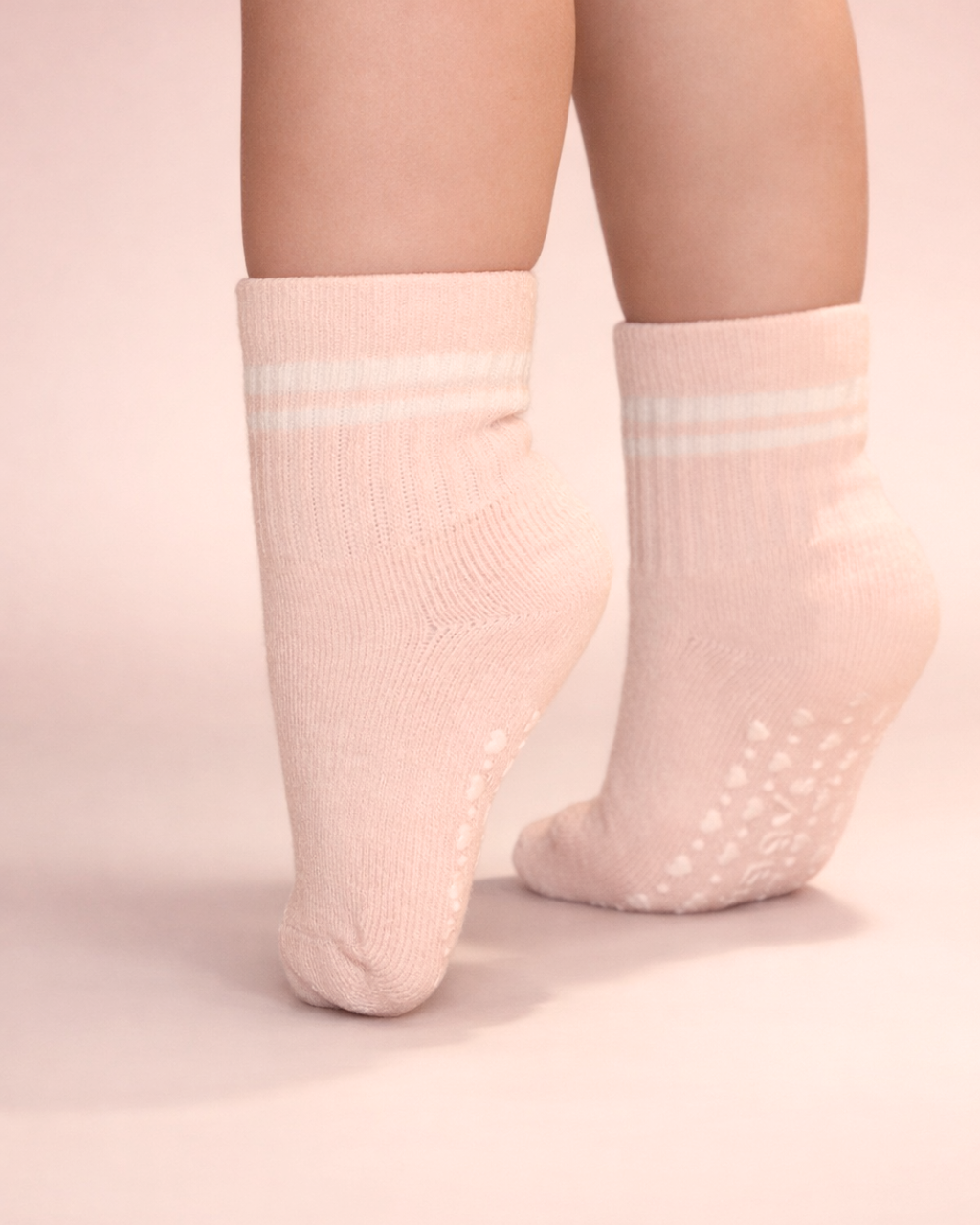 Baby Gripper Crew Socks 4-Pack (3-6 Months)