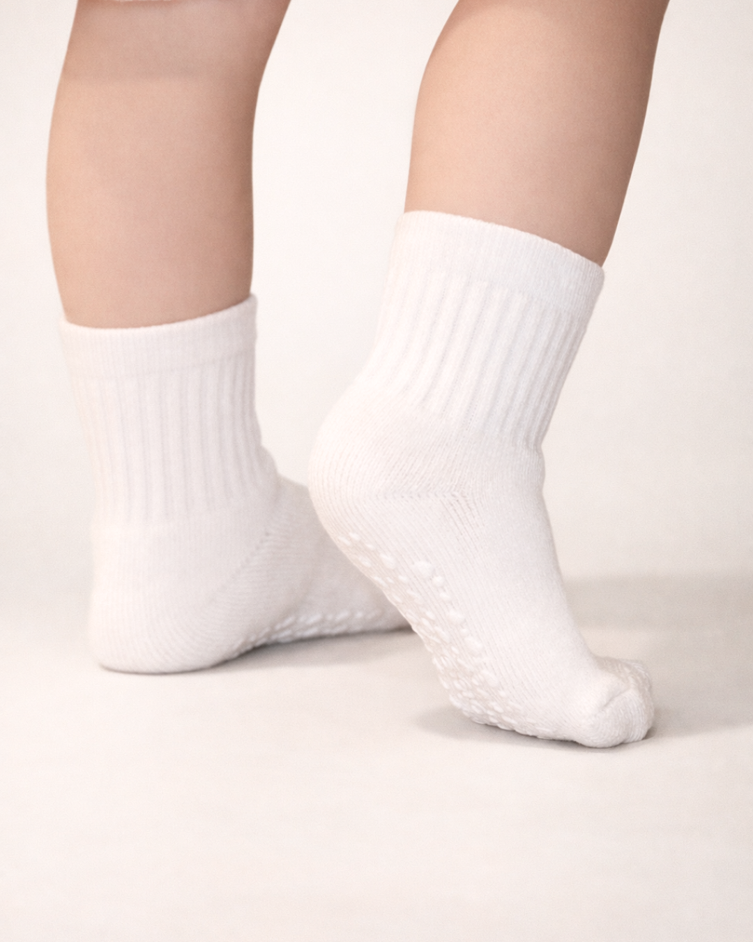 Baby Gripper Crew Socks 4-Pack (3-6 Months)