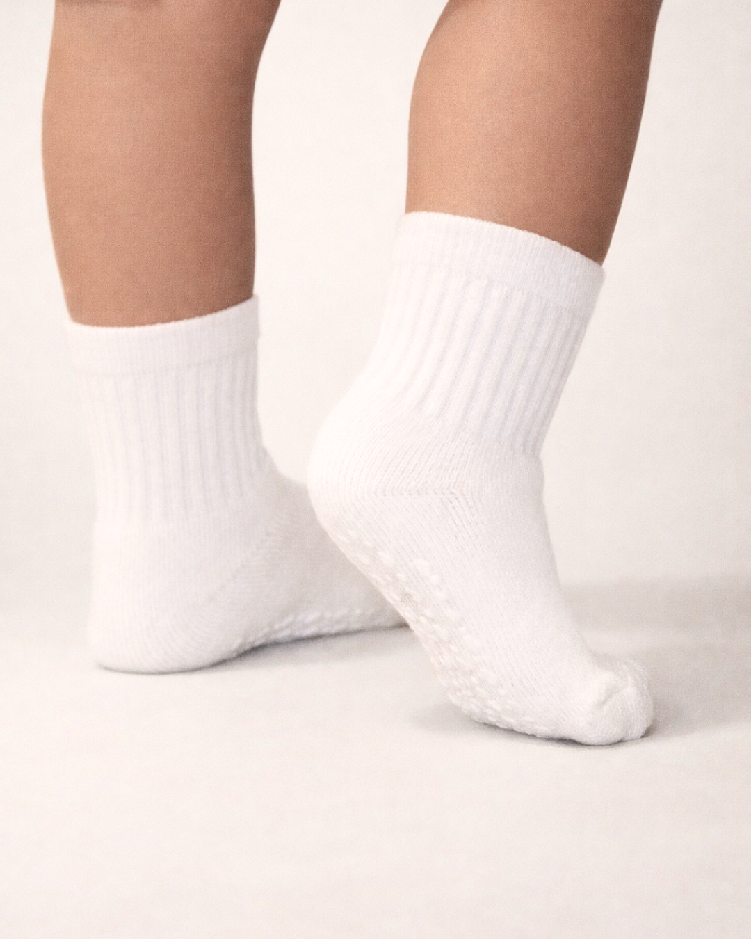 Baby Gripper Crew Socks 4-Pack (3-6 Months)