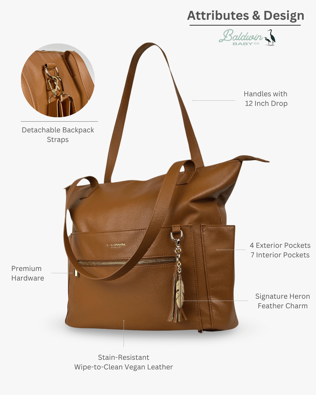 The Lillian Diaper Bag
