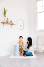 Cloudy Blue Diaper Pail