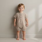 Organic Short Bubble Romper