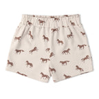Conjunto de camiseta y shorts de hombros caídos de algodón orgánico