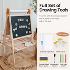 Tiny Land® Caramel Magnitales Easel & Paper Roll Set
