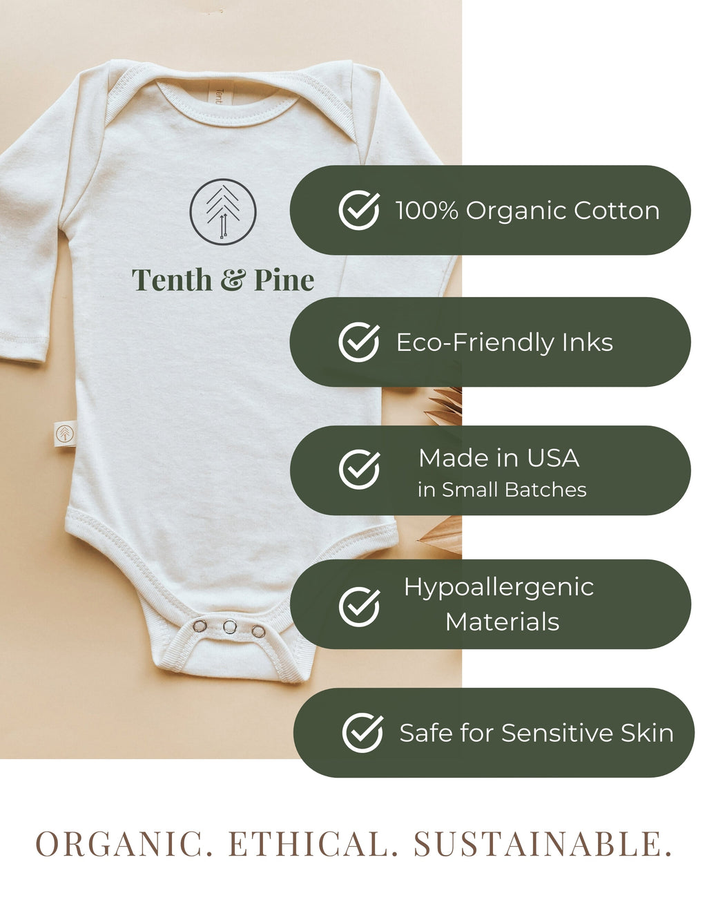 Boo Organic Bodysuit Long Sleeve