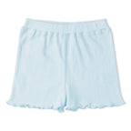 Organic Sleeveless Flutter Top & Shorts Set - Lobster